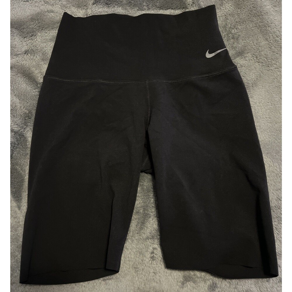 XS WOMENS NIKE ZENVY GENTLE-SUPPORT HIGH-WAISTED BIKER SHORTS